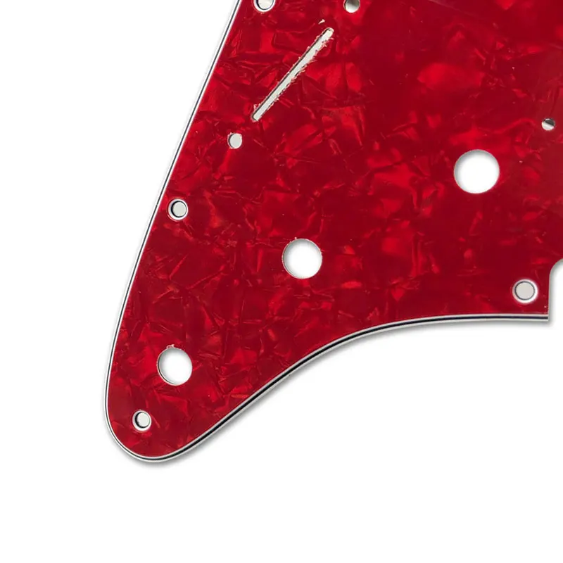 Электрогитара Pickguard 11 отверстий катушка для слева рукой США Мексиканская Fd HSH PAF