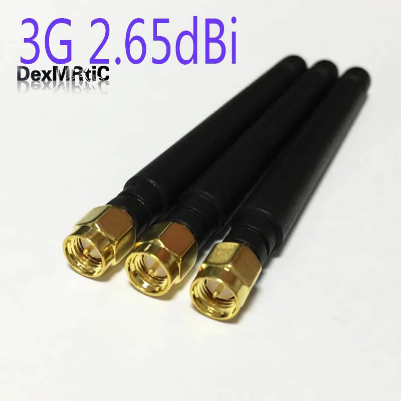 5 шт RF 3G антенны 2.65dBi 850/900/1800/1900/2100 МГц UMTS SMA Размер L 95 мм D 9 | Строительство и ремонт