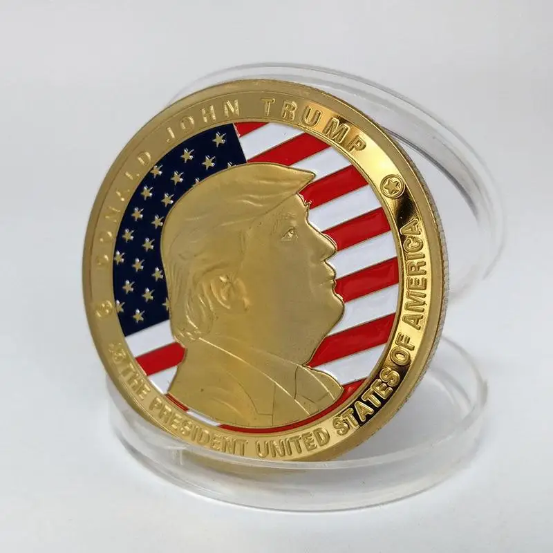 Вызов монеты президент США Дональд монета с изображением Трампа коллекция