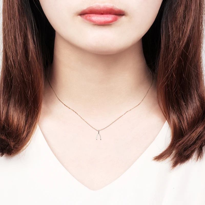 Мода ветка Подвески для Для женщин 925 серебро рога розовое золото Цвет Серебряные