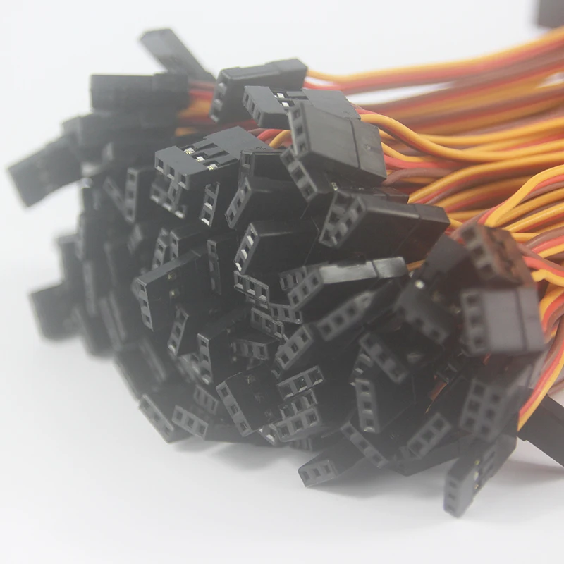 OliYin 100 шт./лот мм 10 см 26AWG 30 ядер RC вспомогательный свинцовый шнур удлинитель