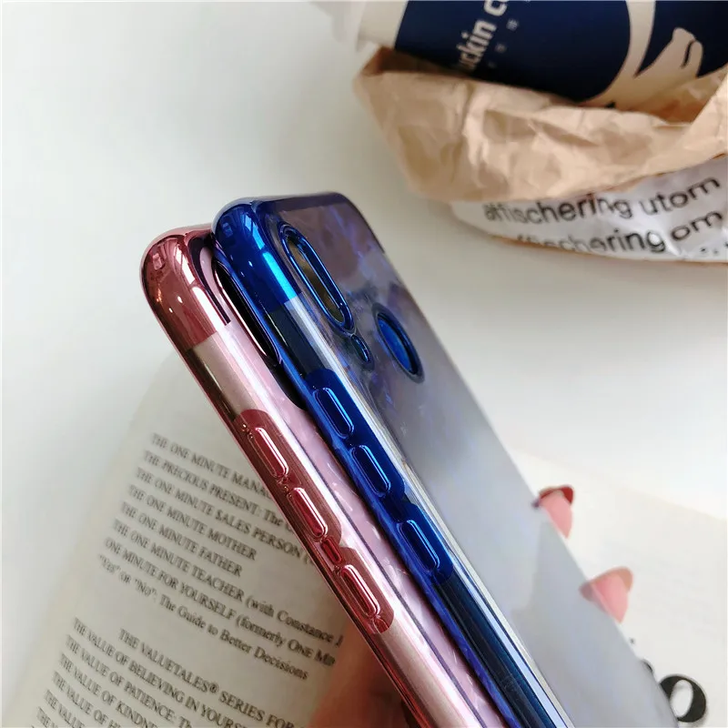 Мраморный Блестящий силиконовый чехол из ТПУ для Huawei P20 Pro P30 Lite P10 Nova 4 3 2 Mate 20 10 Honor