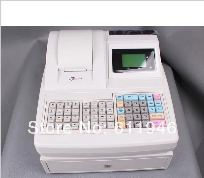 

ZQ-ECR1000AF электронный кассовый аппарат/все в одном Fastfood кассовый аппарат