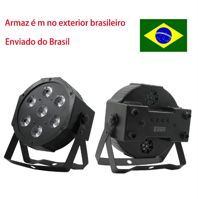 12 шт. 12 Вт светодиодные лампы 12x12 Вт светодиодные Par огни RGBW 4в1 плоский par led dmx512 дискотечные огни профессиональное сценическое dj оборудование - Цвет: 7x12w