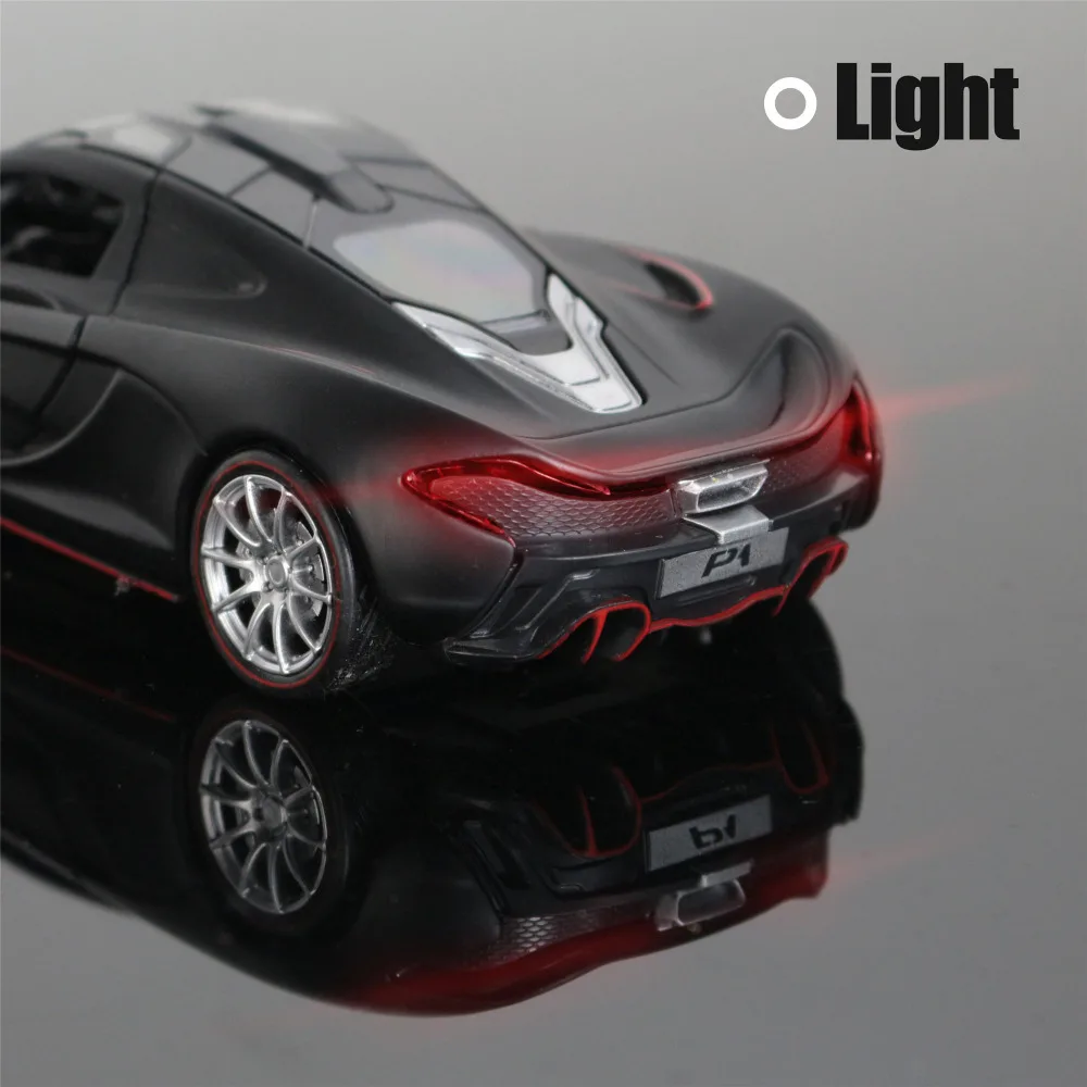 1:32 коллекционные модели автомобилей Yellow McLaren P1 литой Сплав модель автомобиля