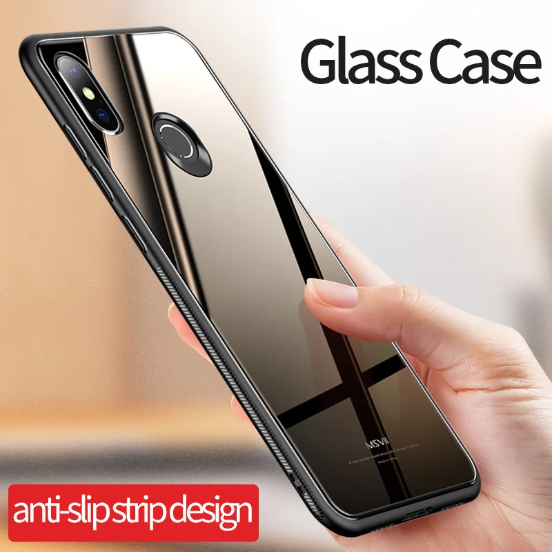 Msvii 6D Tempered Glass Case For Xiaomi Mi 8 SE Full Protection Coque Mi8 Explorer Back Cover Fundas Bumper |