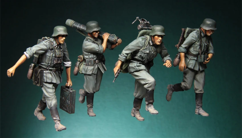 1/35 модельная фигурка из смолы комплекты немецкая команда Строительной Смеси 6
