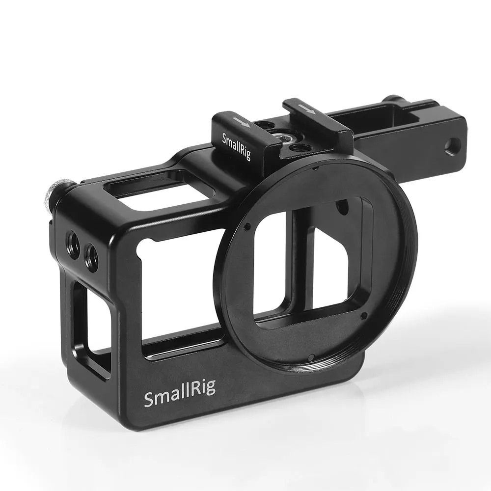 Камера для видеосъемки SmallRig черная клетка GoPro HERO7/6/5 с адаптером Gopro mic крепление