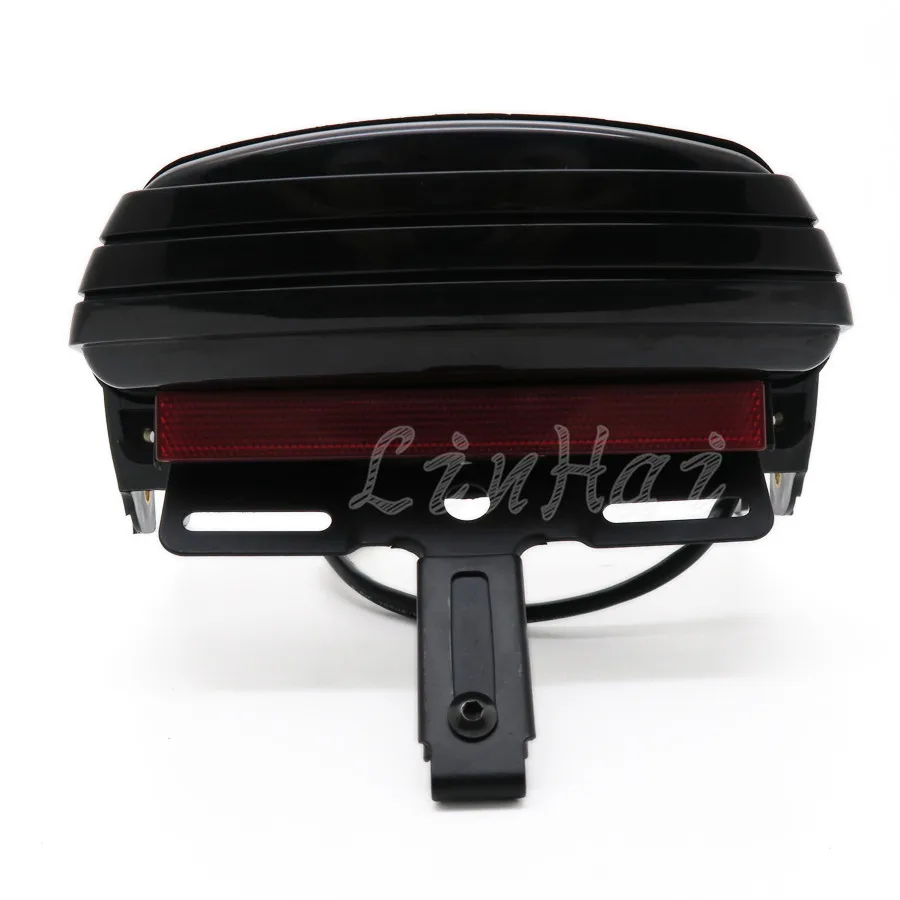 Новая мотоциклетная обувь дым Tri бар светодиодный Fender поворотов хвост светильник