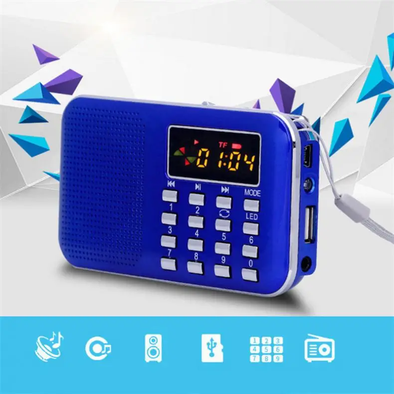 Портативное FM радио портативное am fm radyo MP3 телефон музыкальный плеер динамик