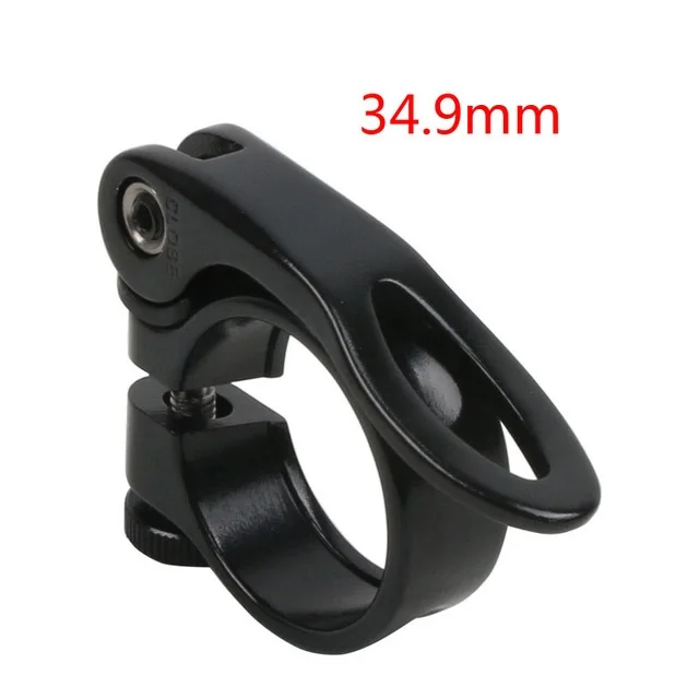 Дорожный MTB KC89 28,6/31,8/34,9 мм подседельный хомут для горного велосипеда быстросъемное сиденье подседельный хомут s велосипедный хомут - Цвет: 34.9mm Black