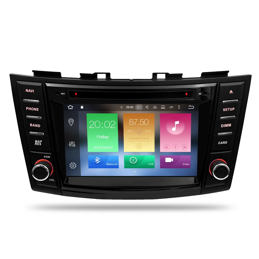 Android 9,0 автомобильный проигрыватель с радио и GPS для Suzuki Swift 2012 2013 для автомобиля, dvd НАВИГАЦИЯ Мультимедиа Bluetooth Видео Стерео