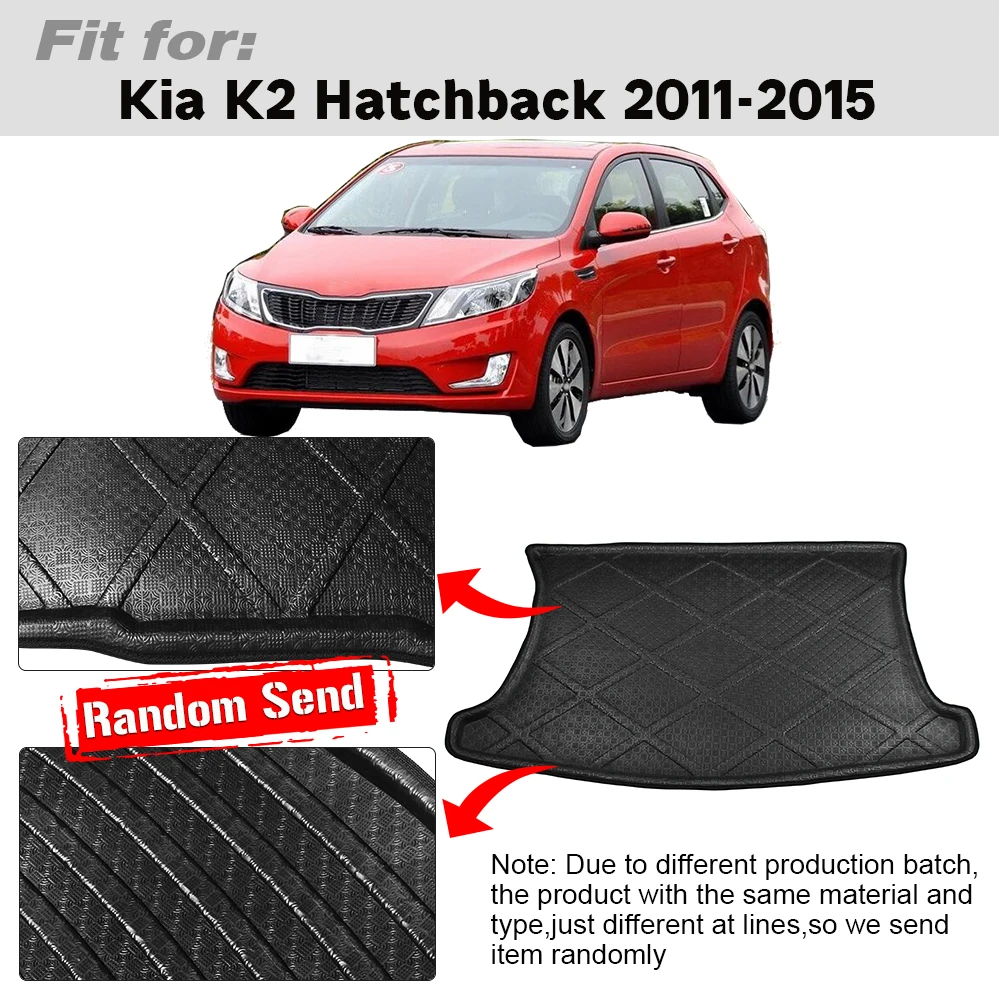 Buildreamen2 для хэтчбека Kia K2 автомобильные аксессуары поднос коврик багажника