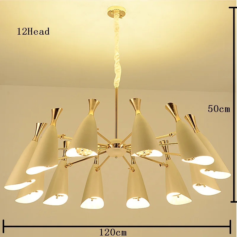 

Delightfull duke nordic golden black LED pendant Lamp light post modern stylish creative foyer living dining room pendant light