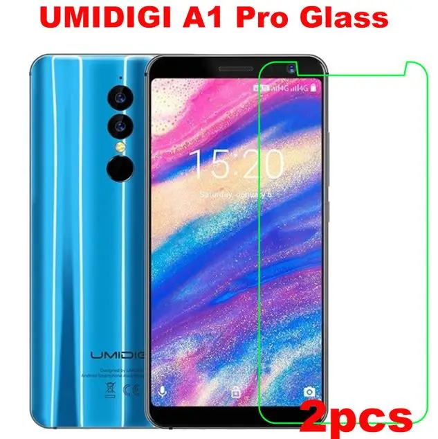 

2 шт Umidigi A1 Pro закаленное стекло 9H 2.5D Защитная стеклянная пленка Взрывозащищенная защитная пленка для Umidigi A1 Pro 4G 5,5 дюймов