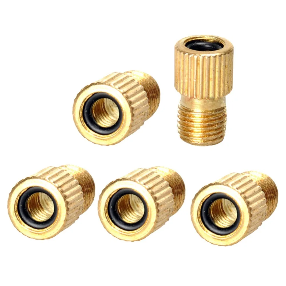5pcs1Set адаптер клапана велосипеда воздушный насос преобразователь Преста к Schrader MTB