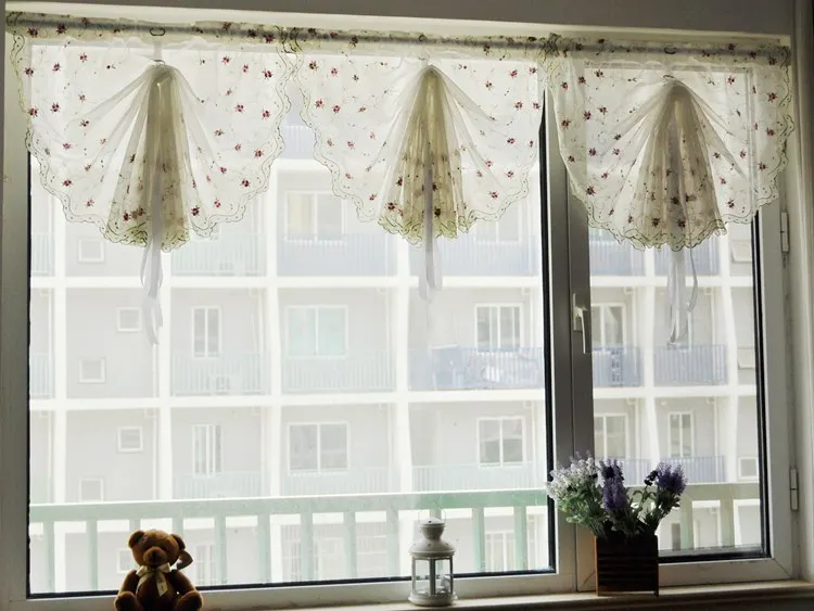 Трехмерная занавеска в виде вишни из пряжи Водопад римские шторы для кухни