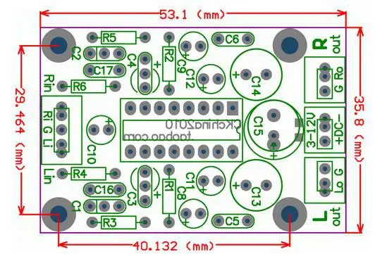 Бесплатная доставка! 2 0 двухканальная Плата усилителя | Электронные компоненты и