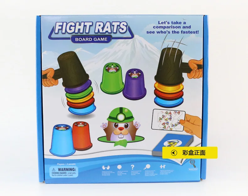 Вечерние игры для детей Fight rats интерактивная игра отдыха настольная с мудростью