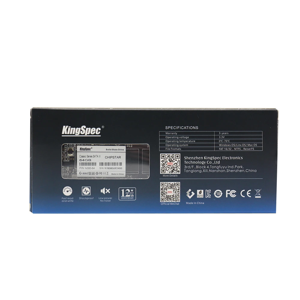 KingSpec m.2 sata 2242 NGFF ssd 64 ГБ 128 Гб жесткий диск SSD M2 SATA 256 512 1 ТБ hdd 2280 мм disco duro для