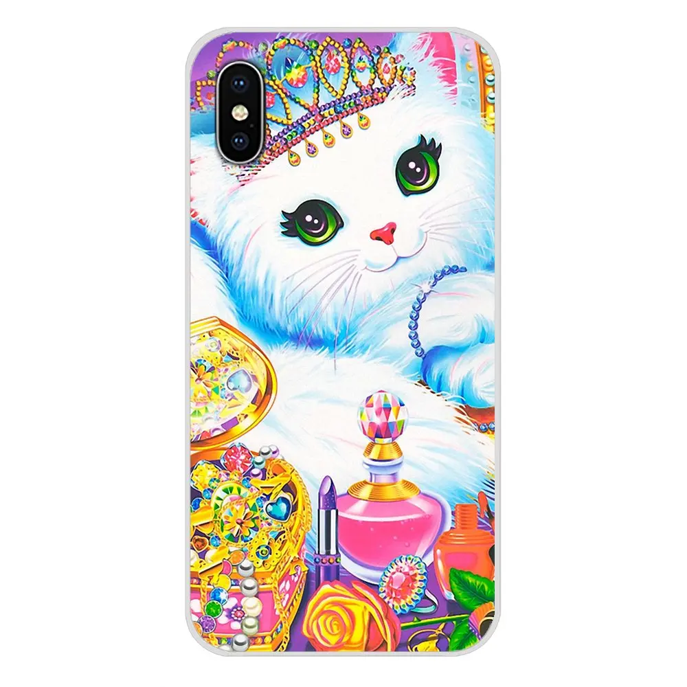 images 11 Чехол на заказ для Apple iPhone X XR XS MAX 4 4S 5 5S 5C SE 6 6S 7 8 Plus ipod touch 5 6 Rainbow Lisa Frank tiger horse dog Cat - Цвет: images 11
