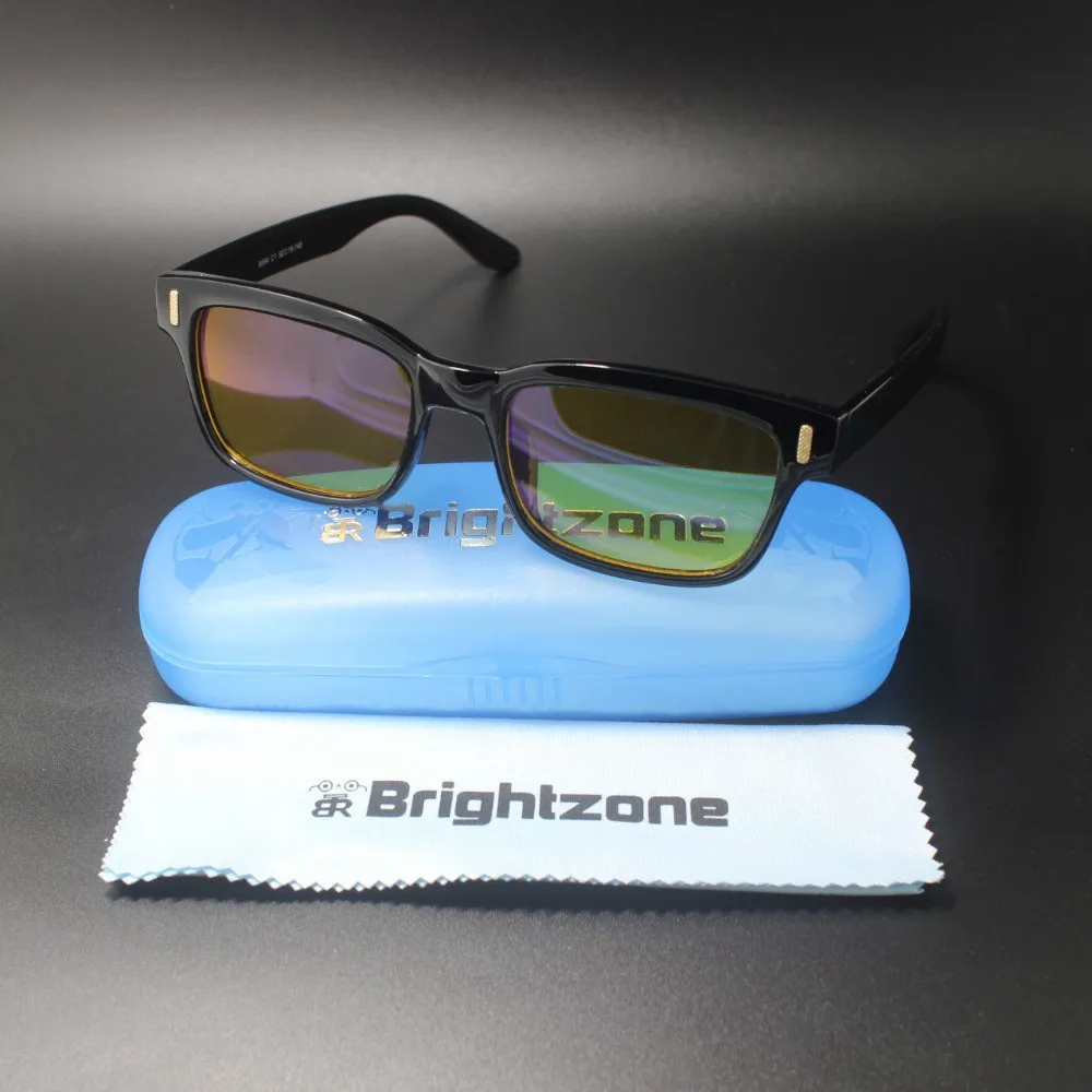 Фото Brightzone Новый Анти-усталость и УФ-фильтром синий свет фильтр остановить нагрузку на глаза защита игрового Стиль Рамка компьютер Очки Для мужч... №4