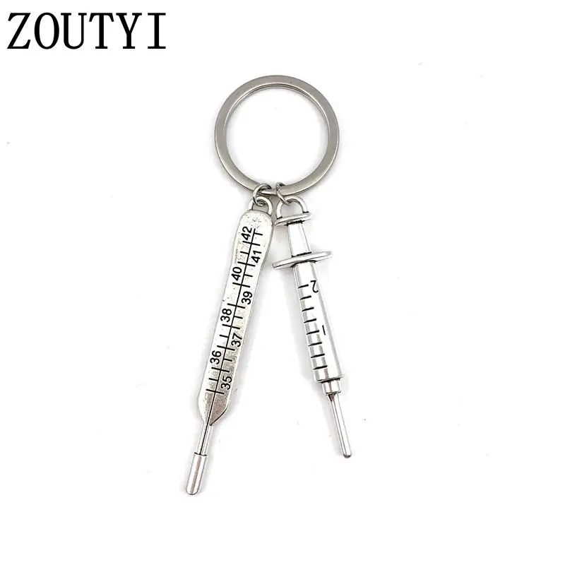 2019 новинки шапочка Медсестры Медицинский цепочка для ключей иглы шприц