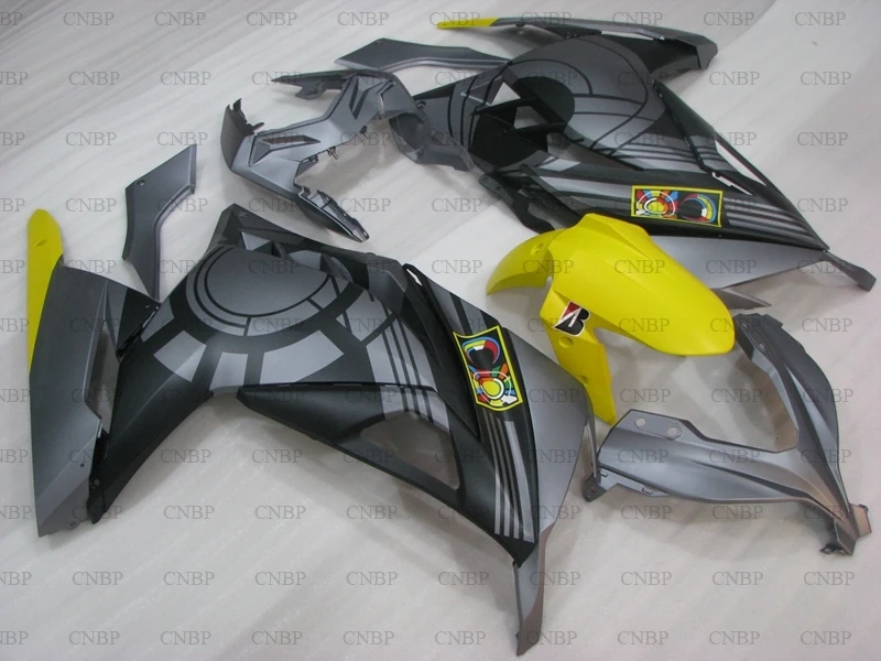 EX300 14 15 кузов EX 300 Ninja 2013 - 2015 матовые черные Серебряные серые Пластиковые