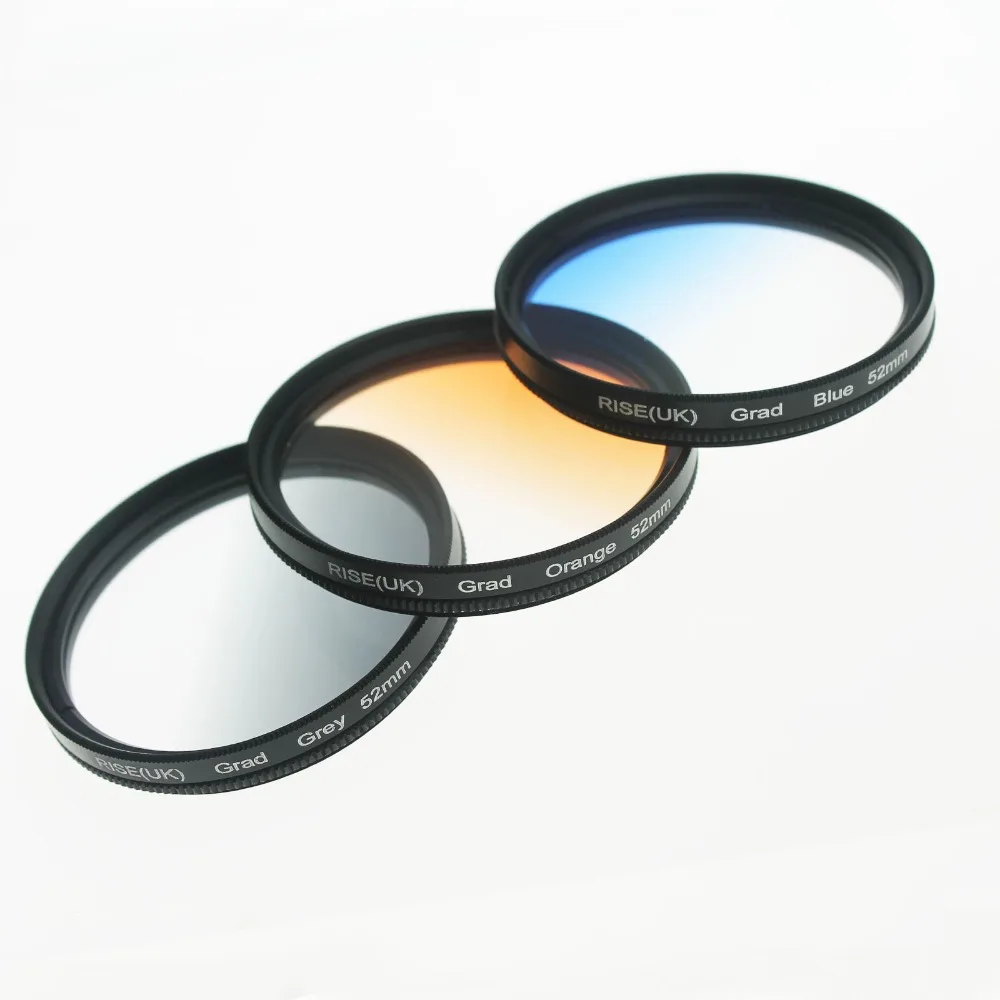 Градиентный цветной фильтр для объектива Canon Nikon новый RISE(UK) 52 мм|filter for canon|lens