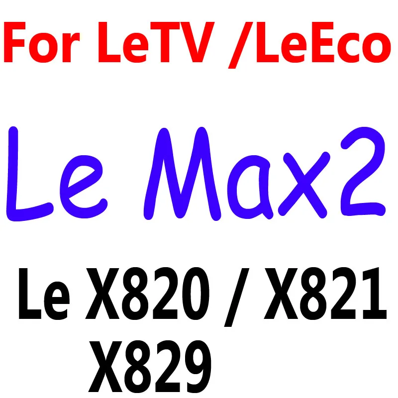 Clear for Le Max 2 2 шт Le Eco закаленное стекло Letv Le 2 1s 1 Pro X620 leeco le 2 Pro X527 2s Pro3 leeco le s3 x626 x622 Max 2 Защитная пленка для экрана - Цвет: Clear for Le Max 2