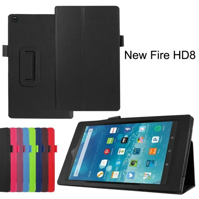 Новый роскошный 2 складной держатель книжка кожаный защитный чехол для Amazon Kindle New