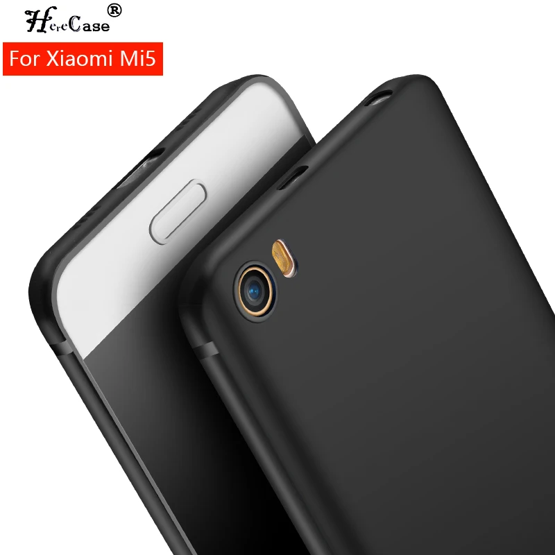 Чехол HereCase для Xiaomi Mi5 MI 5 M5 Mi5S Ультратонкий силиконовый ТПУ чехол Mi чехол|Бамперы| |