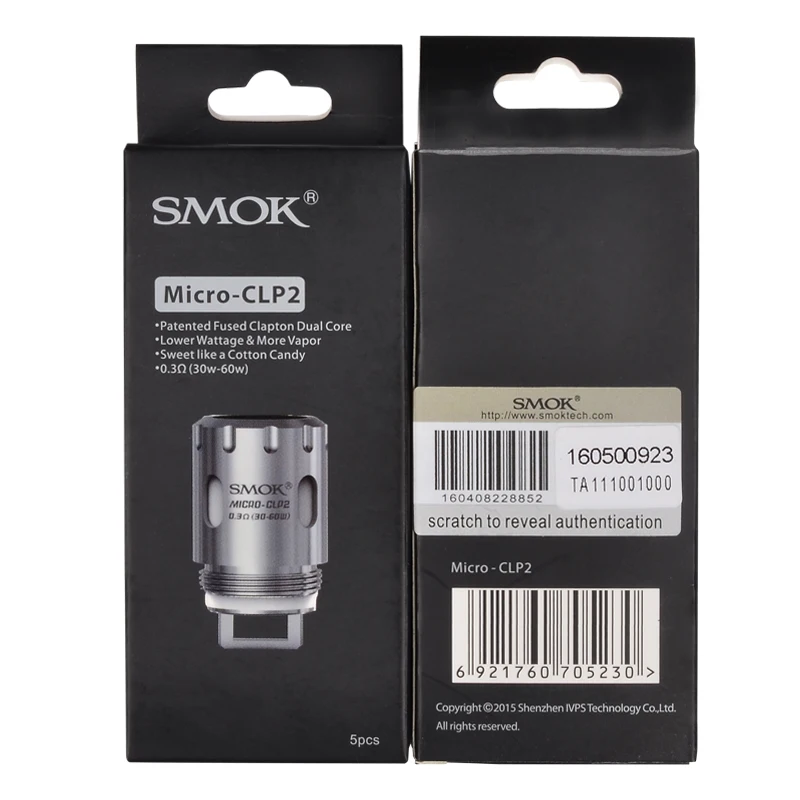 L Smok Micro CLP2 катушки 0 3 и 0.6ohm для TFV4 бак Нижняя мощность больше пара micro 5 шт./лот |