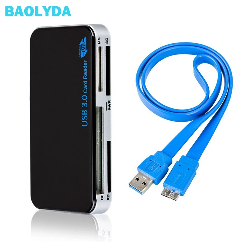 Устройство для чтения sd карт Baolyda USB 3 0 OTG/CF/Multi Card Reader SD/Micro SD/TF/CF/MS Compact Flash Smart