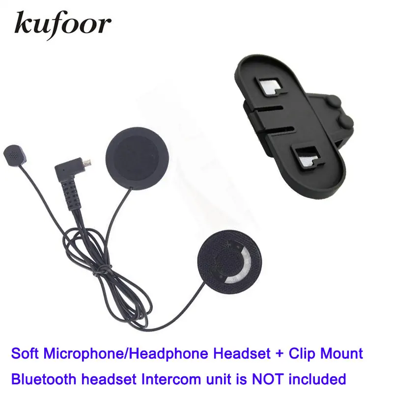 Бесплатная доставка kufoor T-COMFM T-COMSC мотоцикл bluetooth-шлем домофон Мягкая