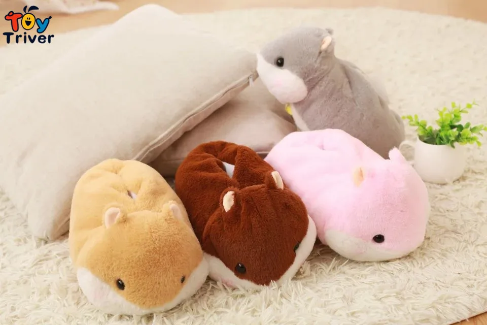 Тройник игрушка качество милый 30 см Kawaii мультфильм Хомяк плюшевый в форме