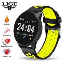 new men smart watch heart rate blood pressure health monitor smart wristband sport pedometer clock fitness smartwatches woman