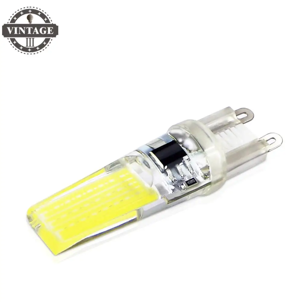 VintageIII AC/DC 12 В 220 3 Вт 6 COB SMD светодиодный светильник заменяющий галогенный