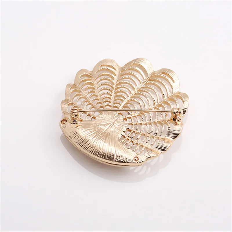 Free shipping Couple Accessories Golden shell modeling Imitation pearl for decoration brooch pins fashion girl woman jewelry | Украшения и