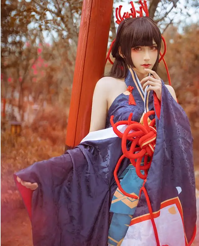Косплей мобильная игра Onmyoji Equinox цветок не Пробуждение японское кимоно Cos