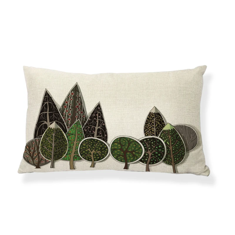 

Hot Sale New Nordic View Printed Pillow Cases Sofa Fashion Cushion Covers Home Decor Throw Pillows Fundas Para Almofadas 30x50cm