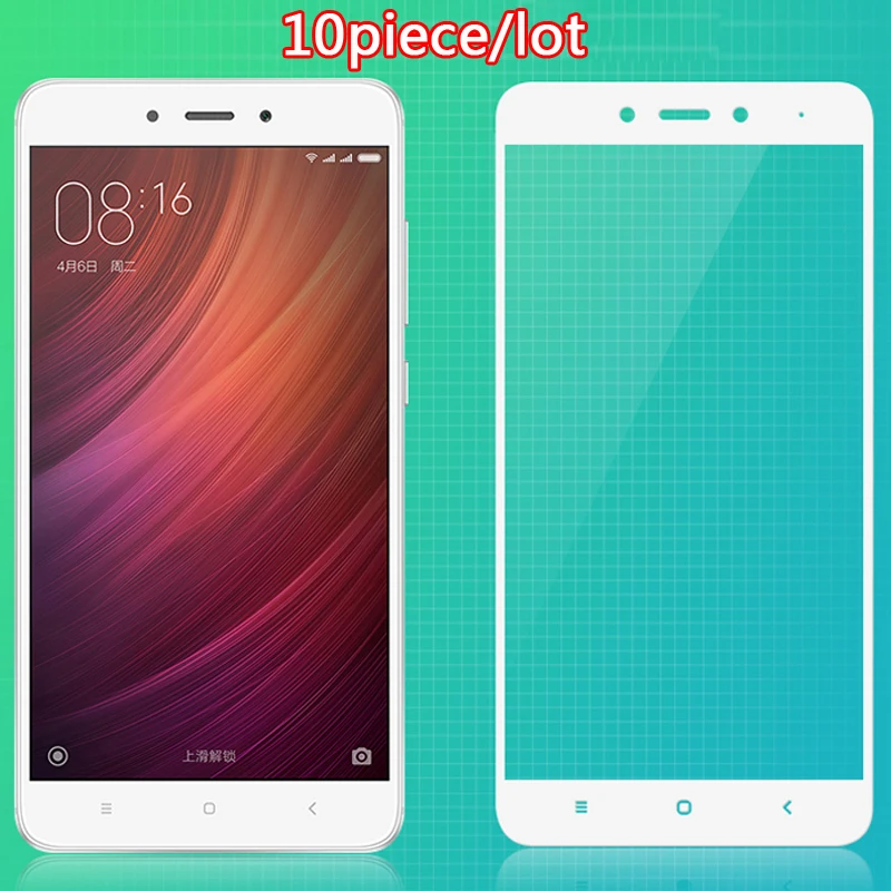 10p xiaomi redmi 4x Стекло note Закаленное Защитное стекло для экрана полное покрытие 4 Android