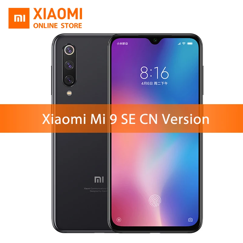 Оригинальный Xiaomi Mi 9 SE 6 ГБ оперативная память 64 Встроенная мобильный телефон