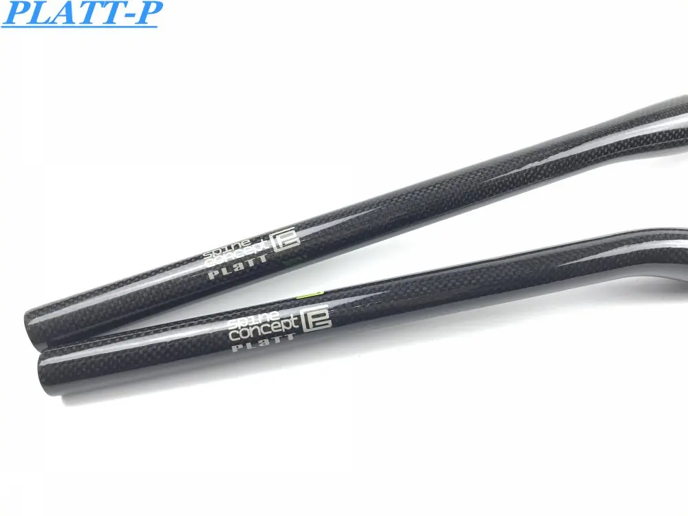 PLATT-велосипедный руль из углеродного волокна Зеленый для горного велосипеда