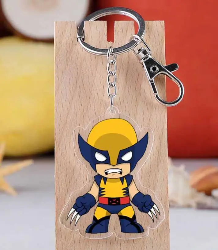 7 Фигурка X-men Темный Феникс Магнето зверь Циклоп изгой Росомаха, Логан пластиковая фигурка автомобиля украшение на ключи с цепочкой милые игрушки - Цвет: 7