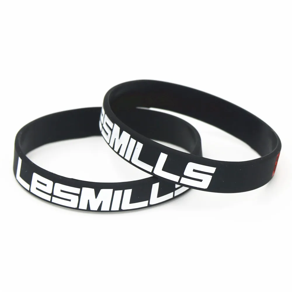 1 шт. Лидер продаж Модные Les Mills насос для тела 100 силиконовый браслет спортивные штанги силиконовые браслеты и браслеты ювелирные изделия подарок SH201