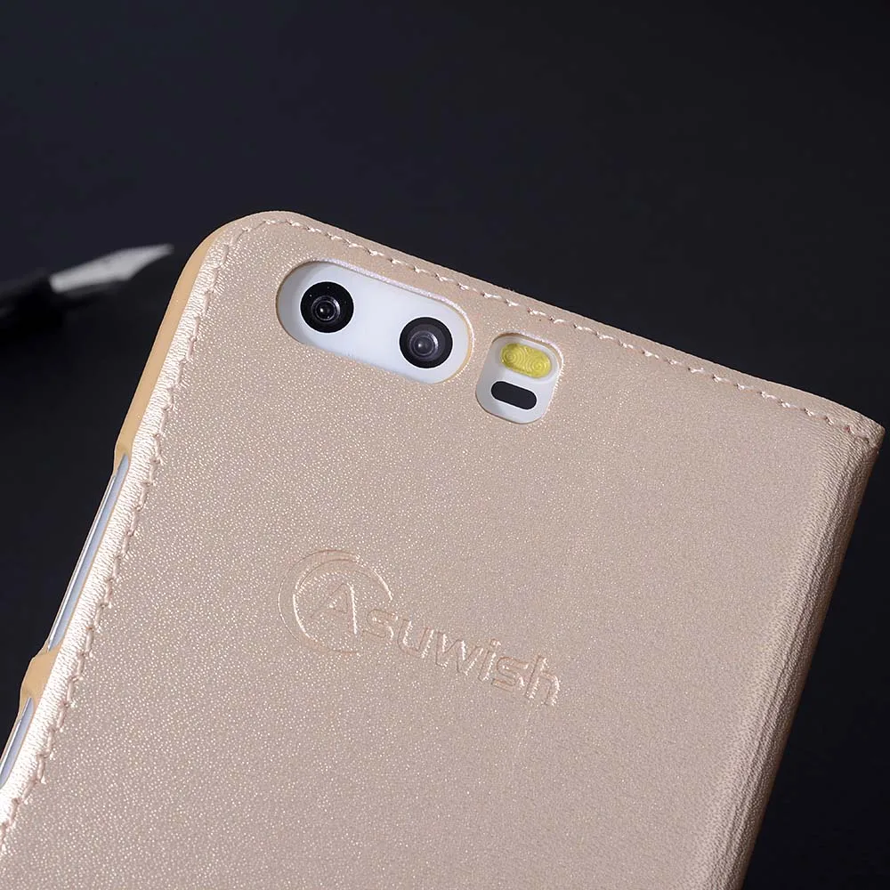 Asuwish Флип кожаный чехол корпус для huawei P10 plus p10 P10plus P 10 телефона Обложка Тонкий