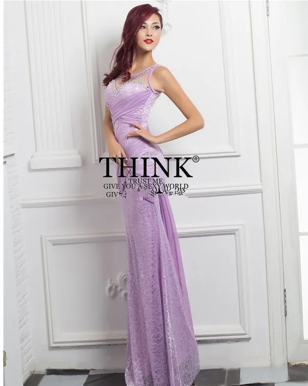 2016 Бесплатная доставка Кристалл Кружева вечернее Формальное длинное платье vestidos