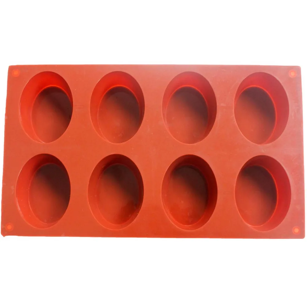 Форма для торта форма мыла 8 эллипса овальная силиконовая конфет шоколада|mould