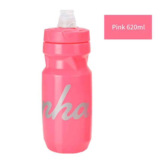 pink620ml Rapha велосипед без БФА, силиконовый спортивный бутылка для воды велосипед PP бутылка для напитков герметичные бутылки для езды на велосипеде 620/750 мл 5 цветов - Цвет: pink620ml